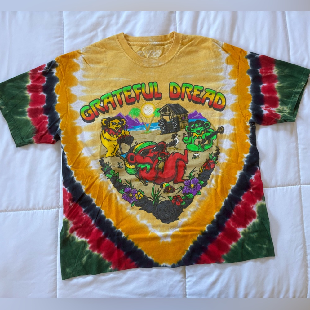Grateful “Dread” Dead Tie-Dye T-Shirt